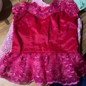 Little girls lace top